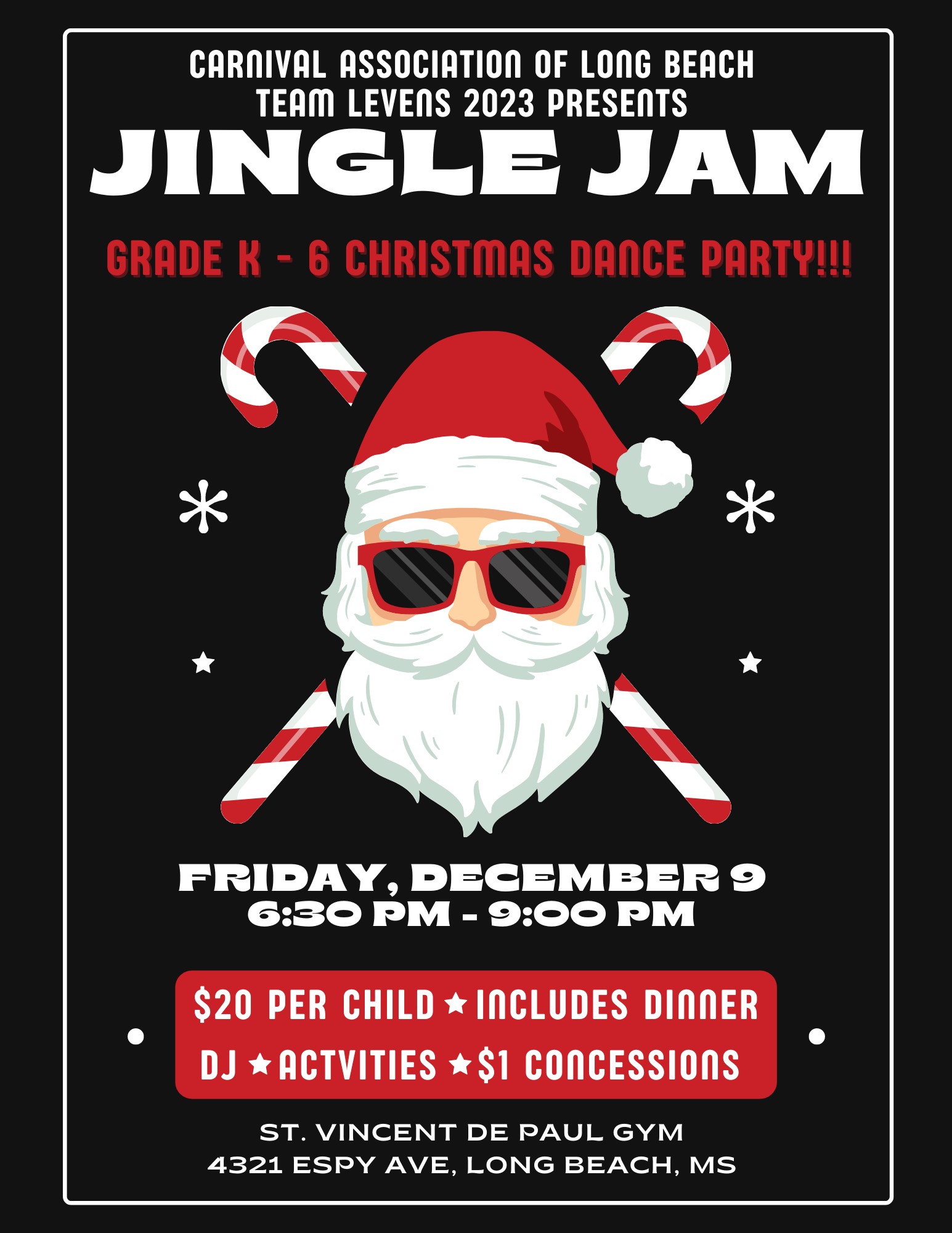 Read more about the article Jingle Jam – Dec. 9th