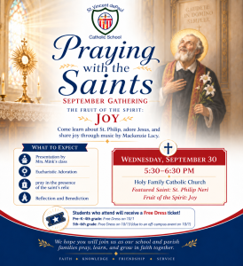Read more about the article Praying with the Saints – September