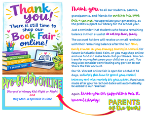 Read more about the article SVS Book Fair – 9/24 – 10/7